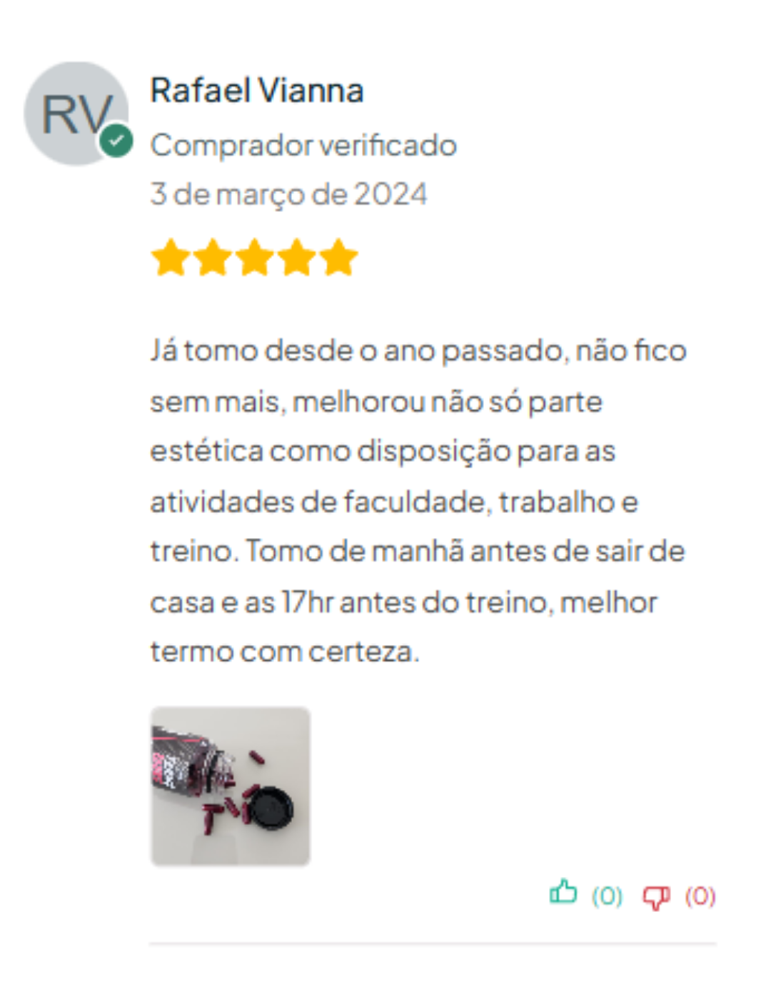 Avaliação de cliente TermoTauro